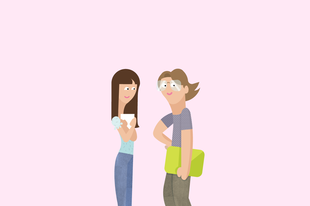 love-related phrasal verb